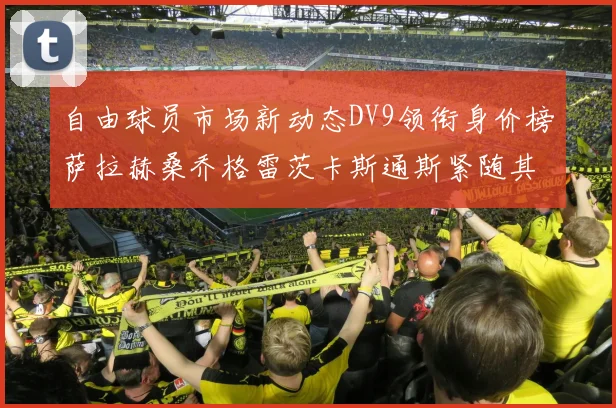 自由球员市场新动态DV9领衔身价榜萨拉赫桑乔格雷茨卡斯通斯紧随其后